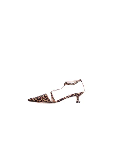 Anna F 55mm Leopard-print Pumps In Maculato Fantasia
