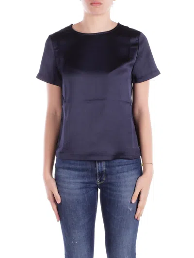 Weekend Max Mara Short-sleeve T-shirt In Blu Blu
