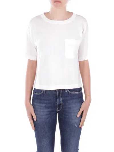 Mm Max Mara T-shirts And Polos White In Bianco Bianco
