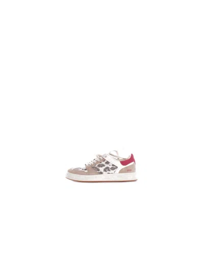 Premiata Quinn Leopard-print Low-top Sneakers In Marrone Fantasia