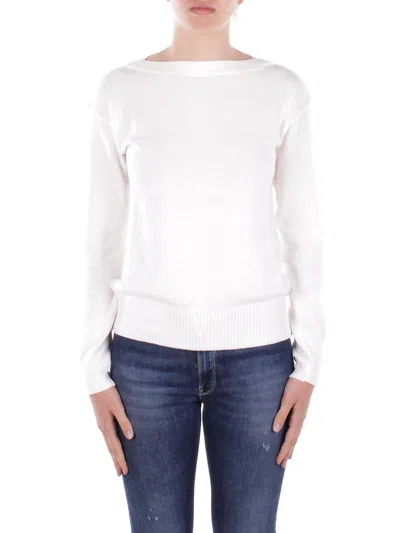 Mm Max Mara Max Mara Svago White Pullover In Bianco Bianco