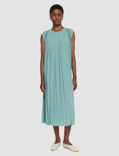Joseph Davide Airy Plissé Dress In Blue
