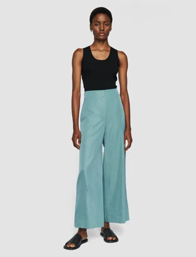 Joseph Alane Stretch-crepe Wide-leg Pants In Blue