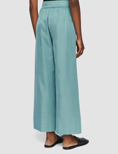 Joseph Alane Stretch-crepe Wide-leg Pants In Blue