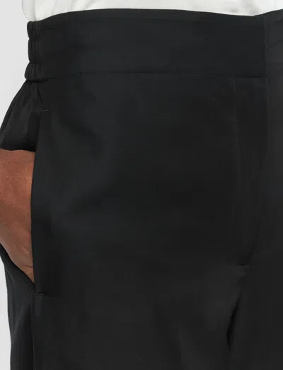 Joseph Womens Black Alana Wide-leg High-rise Wool-blend Trousers