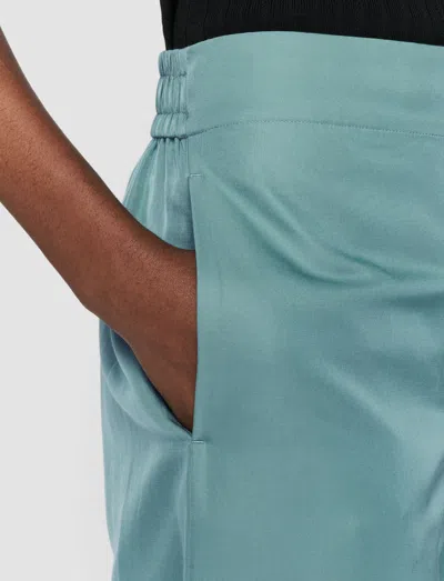 Joseph Alane Stretch-crepe Wide-leg Pants In Blue