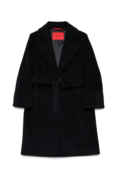 Max & Co Cappotto Runaway In Lana In Black