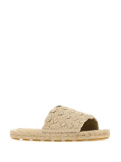 Bottega Veneta Beige Jack Slip On Espadrille In Beige