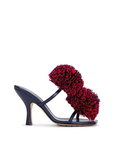 Bottega Veneta Heeled Adam Coaxial Sandals 90 In Blue