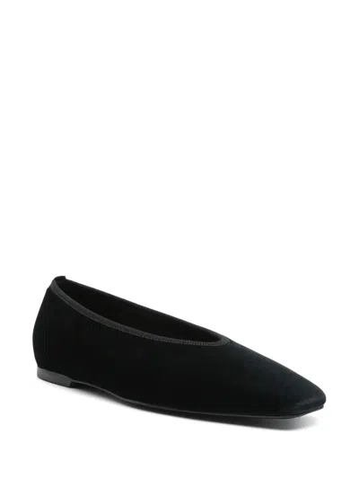 Totême Toteme Minimalist Velvet Ballerinas Shoes