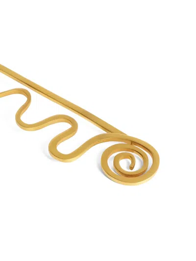 L'objet Spirale Serving Set (set Of Two) In Gold