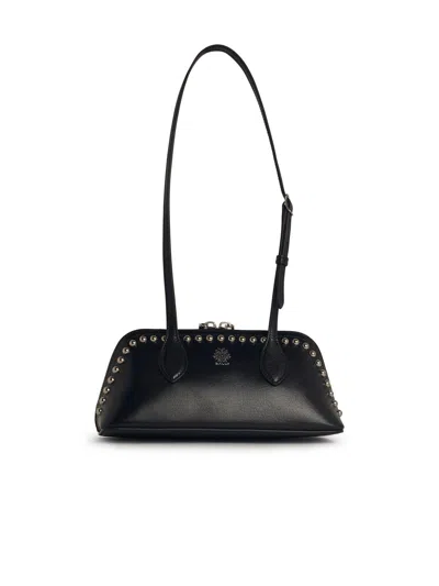 Shop Bally 'praline' Black Lear Bag