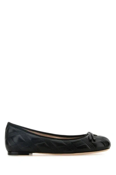 Valentino Garavani Quiltie Ballerina 67 In Quilted Nappa Leather Woman Black 37 In Black