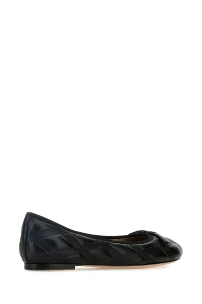 Valentino Garavani Quiltie Ballerina 67 In Quilted Nappa Leather Woman Black 37 In Black