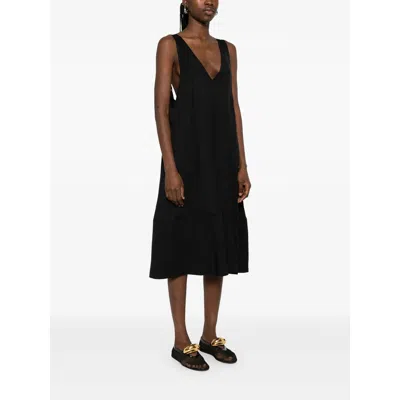 Colour 5 Power Slub-texture Midi Dress