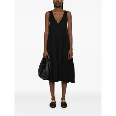 Colour 5 Power Slub-texture Midi Dress