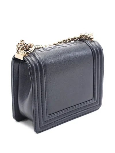 Pre-owned Chanel 2021 Boy  Shoulder Bag In Black