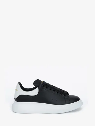 Alexander Mcqueen Larry Leather Sneakers With Logo Detail In Animal Print