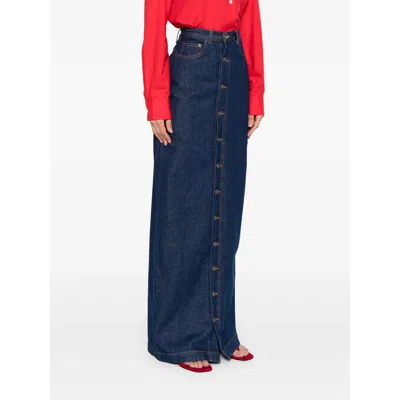 Fiorucci Denim Maxi Skirt