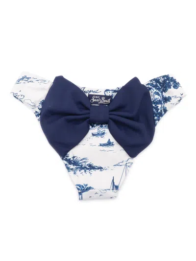 Mc2 Saint Barth Slip With Bow In Multicolor