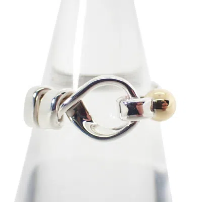 Pre-owned Tiffany & Co Sterling 925 Yellow Gold (18k) Band Ring () In Multi