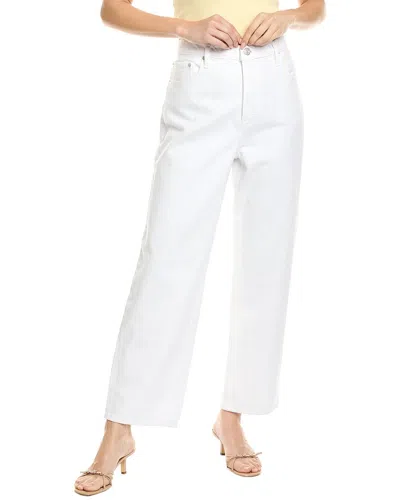 Frame The Pencil Crop High Waist Ankle Slim Straight Leg Jeans In White