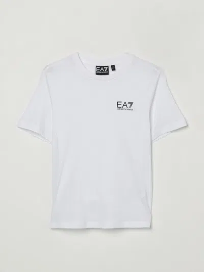 T恤 EA7 儿童 颜色 白色