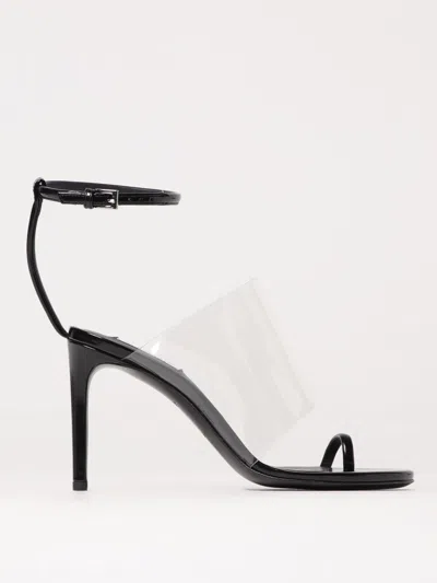 Alaïa Alaia Black Sandal With Transparent Band In Black