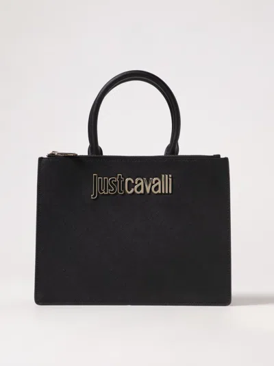 Just Cavalli Tote Bag  Woman Color Black In Black