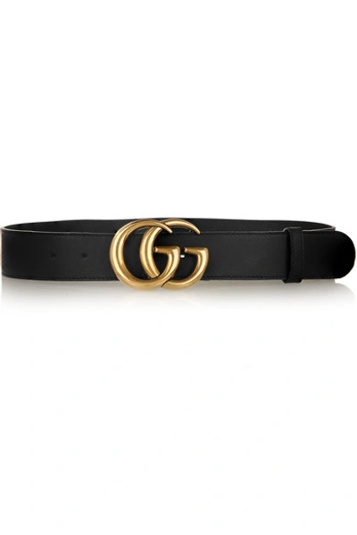 Gucci Leather Belt In Black