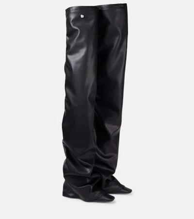 Attico ''robin Otk'' Thigh High Boots 95mm In Black