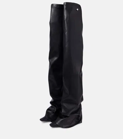 Attico ''robin Otk'' Thigh High Boots 95mm In Black