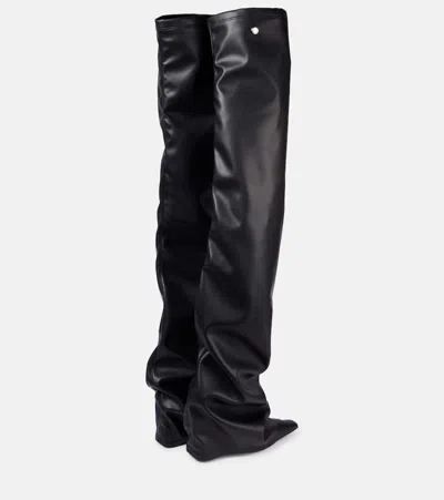 Attico ''robin Otk'' Thigh High Boots 95mm In Black