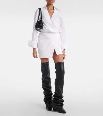 Attico ''robin Otk'' Thigh High Boots 95mm In Black