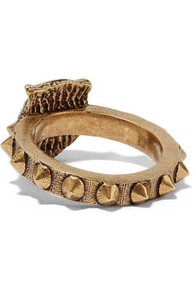 Shop Gucci Gold-tone Ring