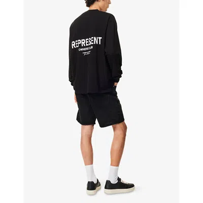 Represent "owners Club Script" Sweatshirt In Black