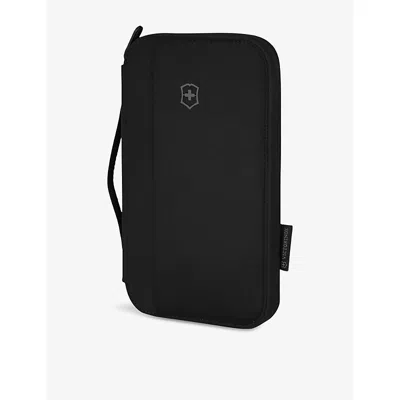 Victorinox Travel Essentials Woven Travel Organiser Black In Black