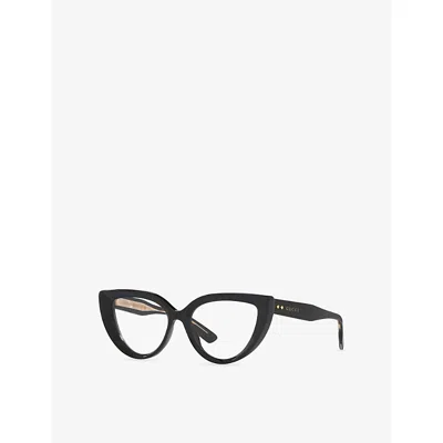 Gucci Womens Black Gg1530o Cat-eye Frame Acetate Glasses In Black
