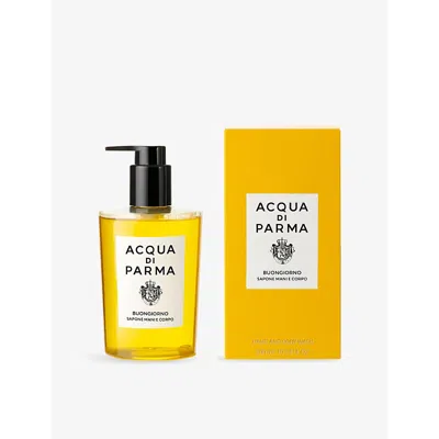 Acqua Di Parma Buongiorno Hand And Body Wash 300ml In Yellow