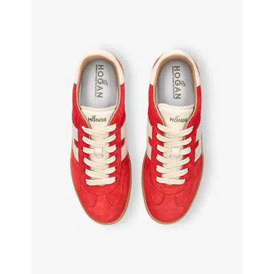 Hogan Cool Lace-up Sneakers In Red