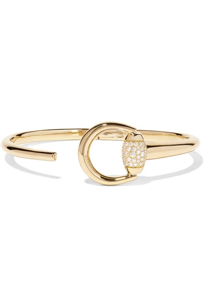 Gucci 18-karat Gold Diamond Bracelet