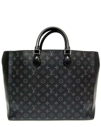 Pre-owned Louis Vuitton Black Monogram Eclipse Tote (authentic )