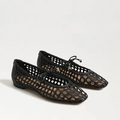 Sam Edelman Marcie Woven Mary Jane Flats Black