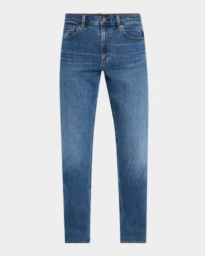Theory Beryl Raffi Regular Fit Jeans In Mid Blue In Mid Blue