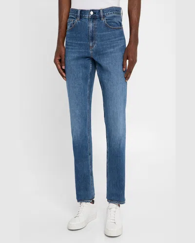 Theory Beryl Raffi Regular Fit Jeans In Mid Blue In Mid Blue