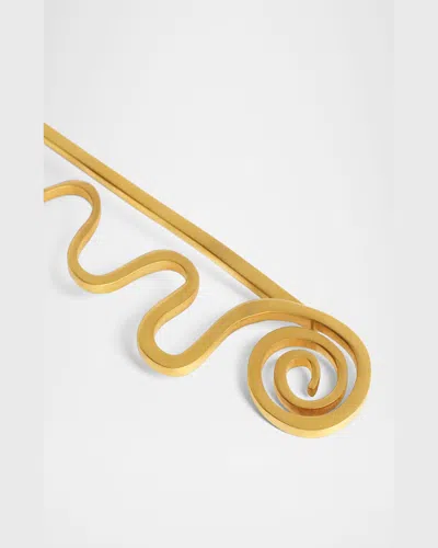 L'objet Spirale Serving Set (set Of Two) In Gold