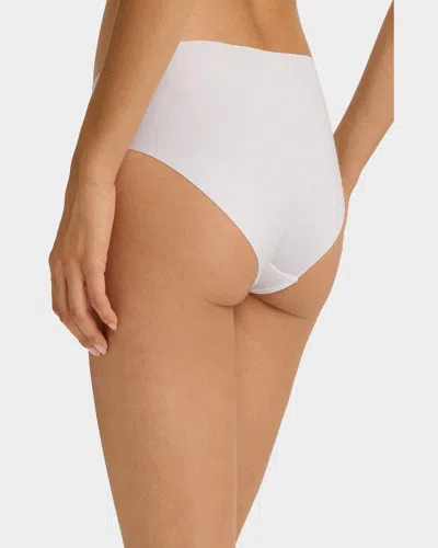 Hanro Invisible Cotton High-cut Briefs In White