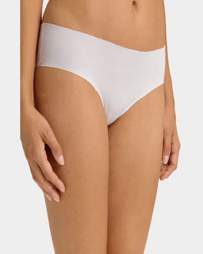 Hanro Invisible Cotton High-cut Briefs In White