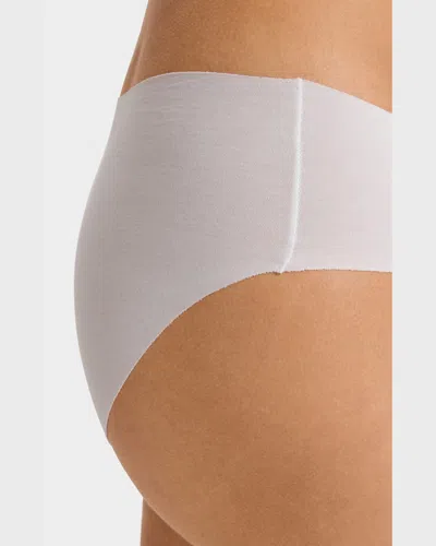 Hanro Invisible Cotton High-cut Briefs In White