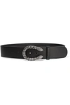 GUCCI Dionysus Swarovski crystal-embellished leather waist belt